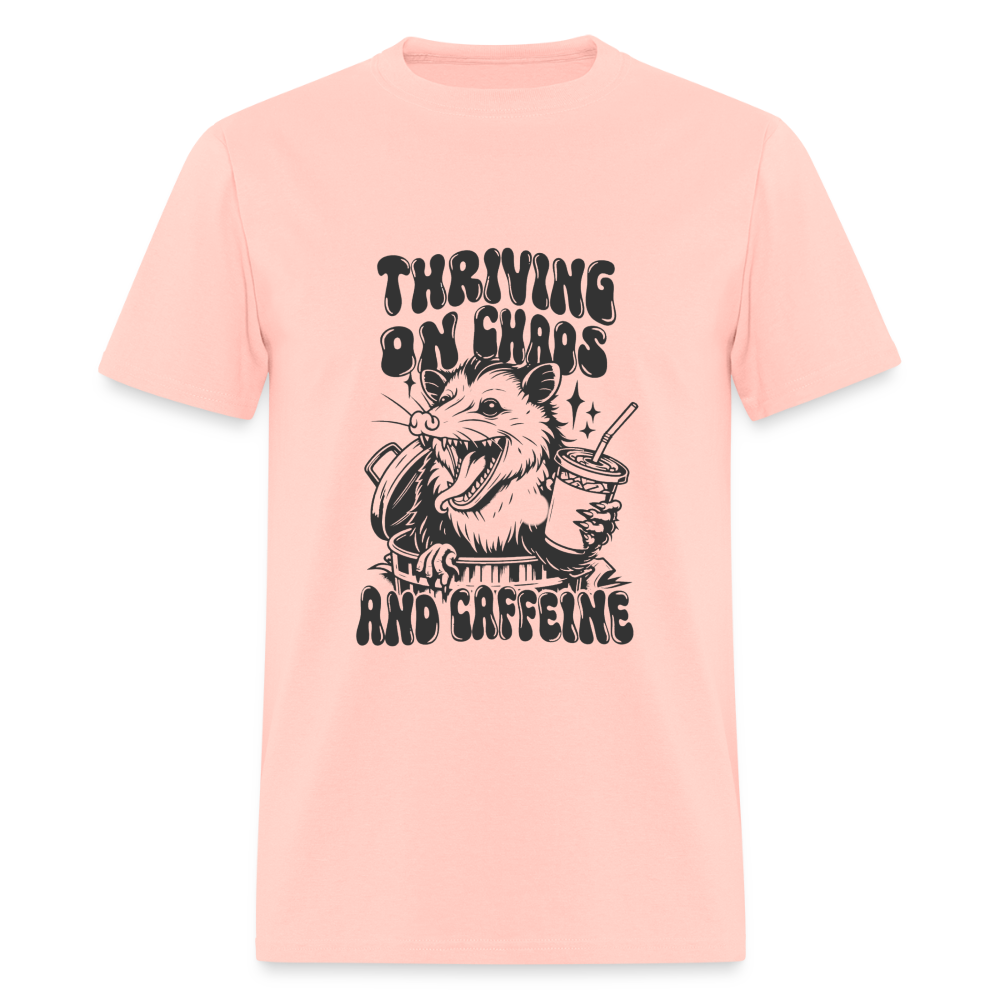 Chaos and Caffeine Classic T-Shirt - blush pink 