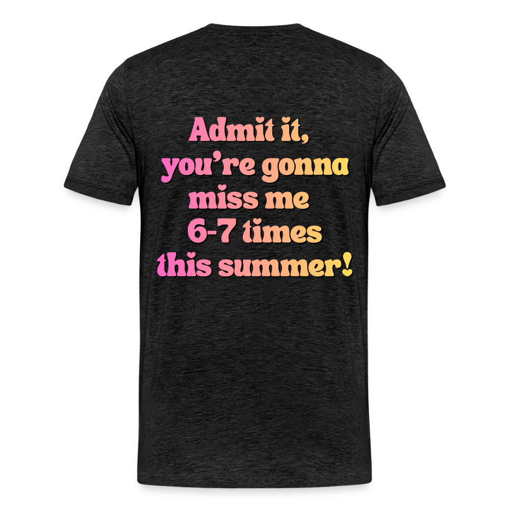 MPHS Cafeteria Crew 6-7 Times Premium Adult T-Shirt - charcoal grey