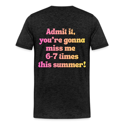 MPHS Cafeteria Crew 6-7 Times Premium Adult T-Shirt - charcoal grey