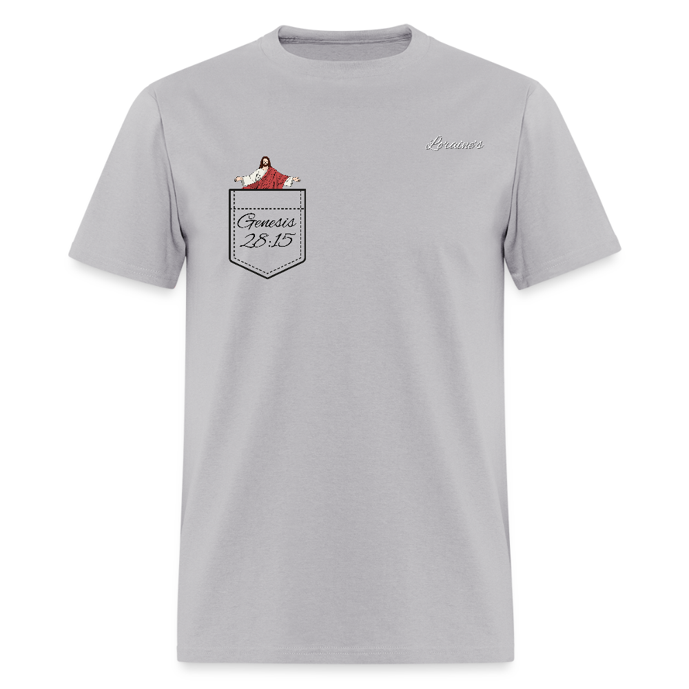 Genesis 28:15 Classic T-Shirt - gravel 