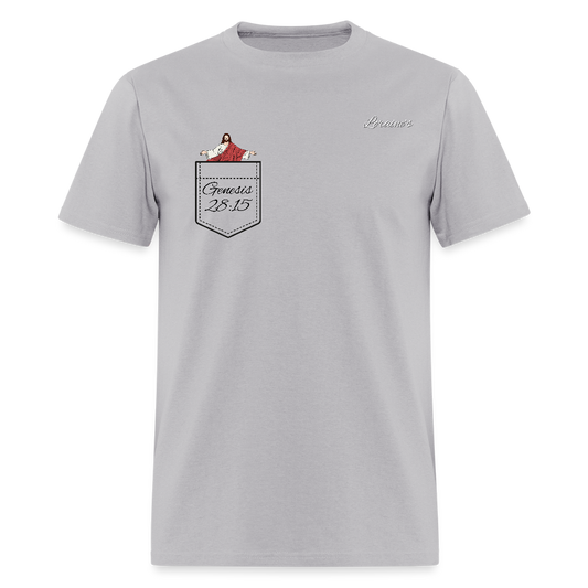 Genesis 28:15 Classic T-Shirt - gravel 