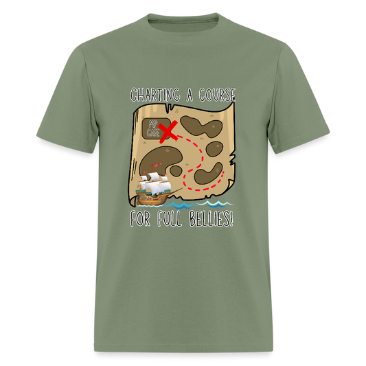 Charting a Course Classic T-Shirt - military green