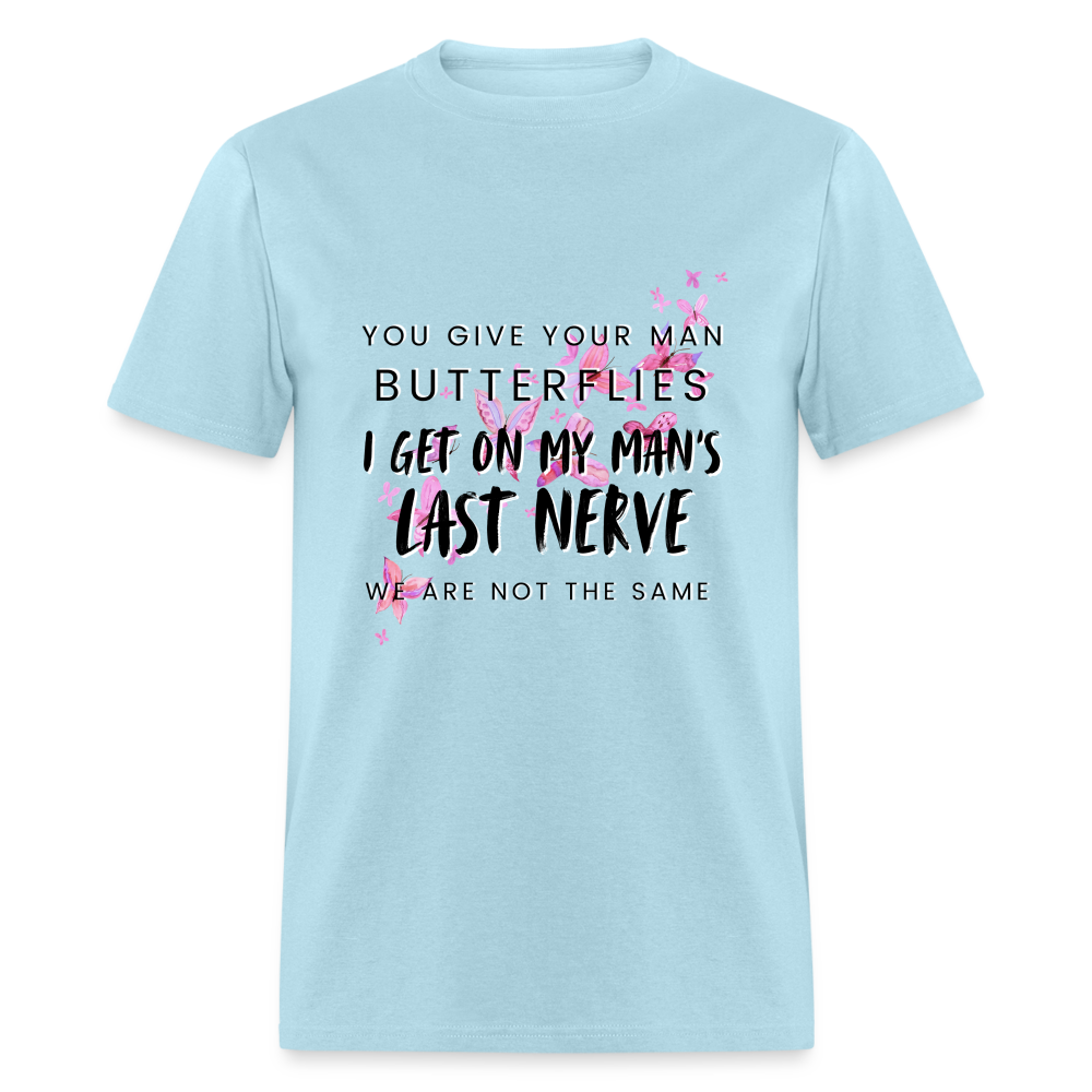 Butterflies & Nerves Classic T-Shirt - powder blue