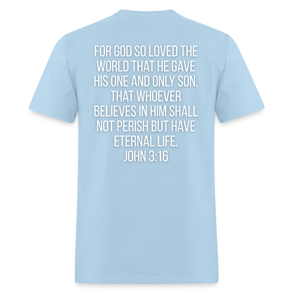 John 3:16 Classic T-Shirt - powder blue