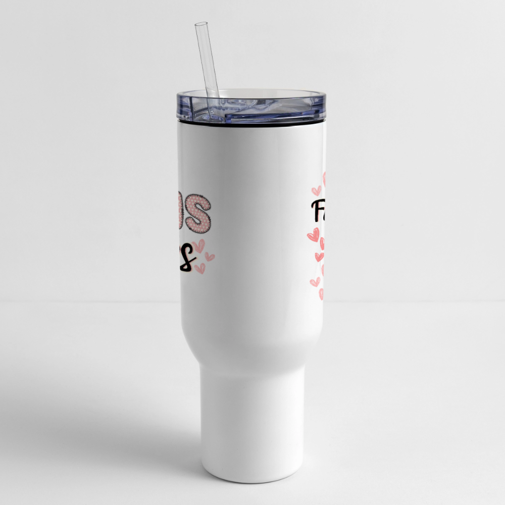 MPHS Fueling the GRRR in our Tigers 40 oz Travel Tumbler - white