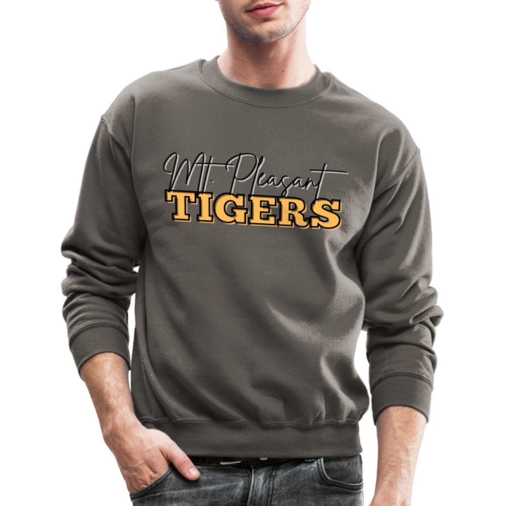 MP Tigers Bleed Black & Gold Crewneck Sweatshirt - asphalt gray