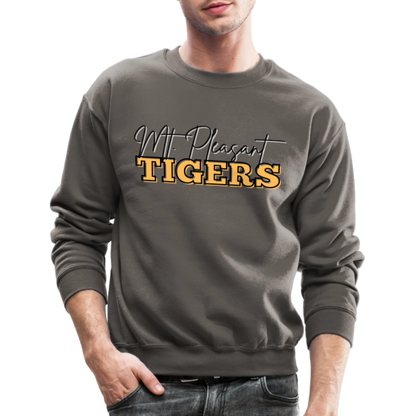 MP Tigers Bleed Black & Gold Crewneck Sweatshirt - asphalt gray