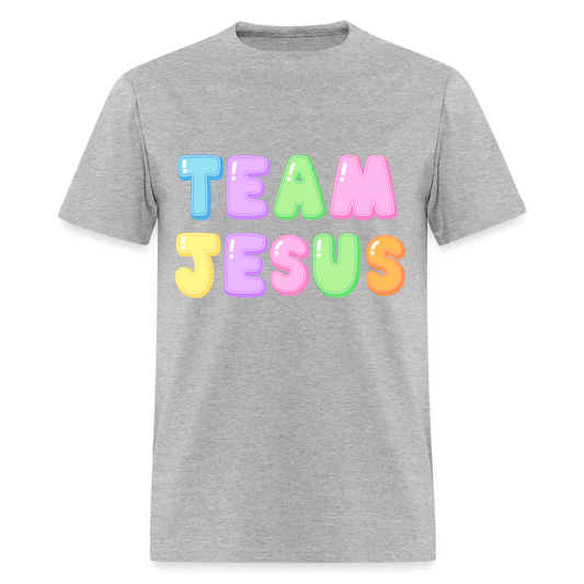 Team Jesus T-Shirt | GILDAN 5000 - heather gray