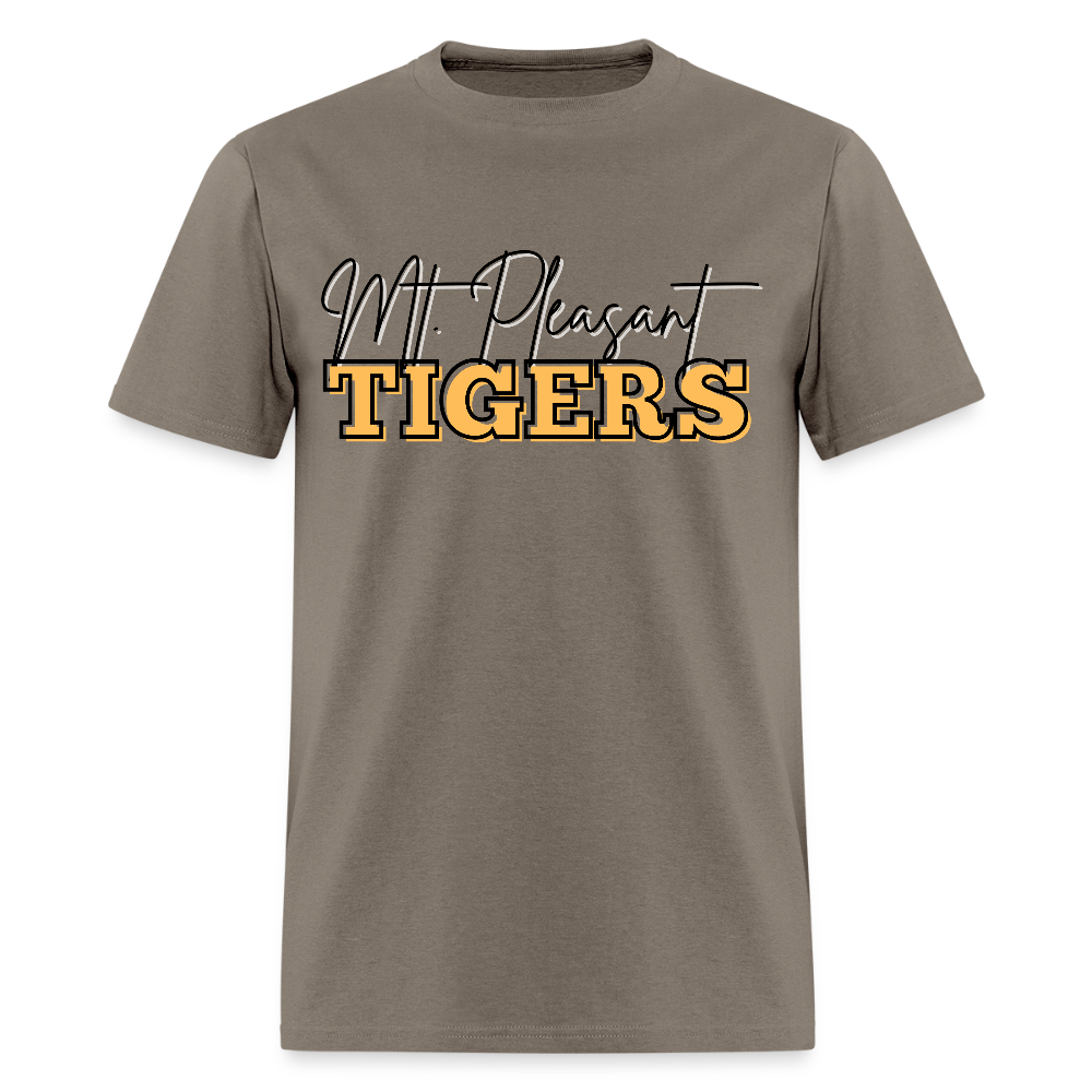 MP Tigers Bleed Black & Gold T-Shirt | GILDAN 5000 - safari
