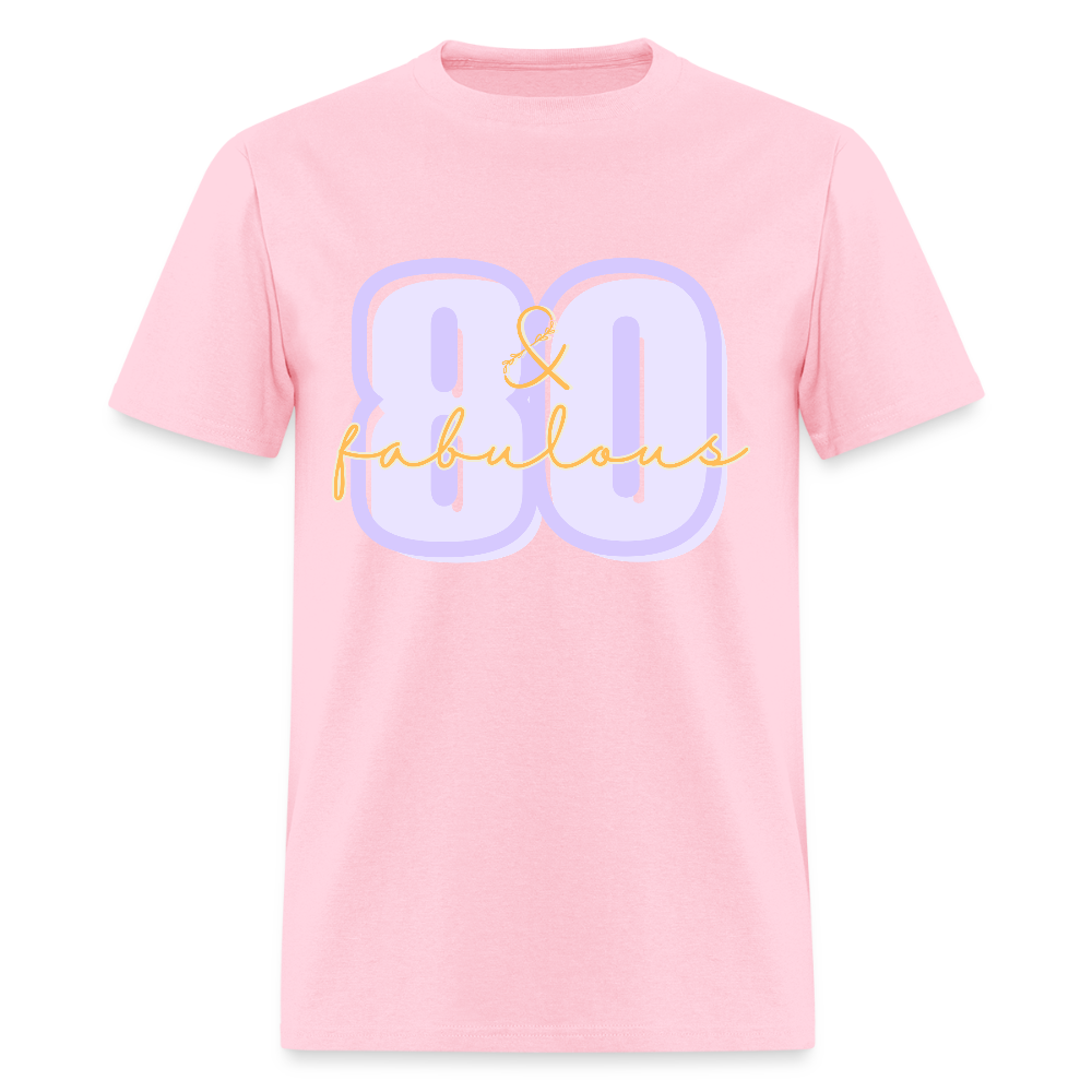 Purple 80 & Fabulous Classic T-Shirt - pink