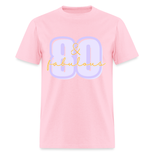 Purple 80 & Fabulous Classic T-Shirt - pink