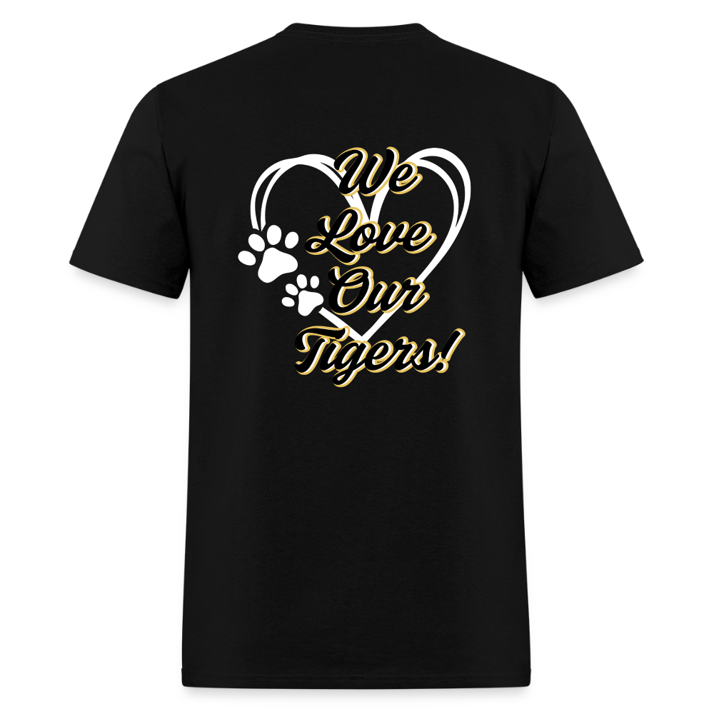 MPHS Black and Gold Love  T-Shirt | GILDAN 5000 - black