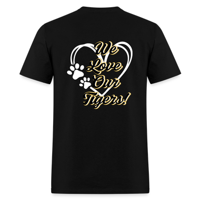 MPHS Black and Gold Love  T-Shirt | GILDAN 5000 - black