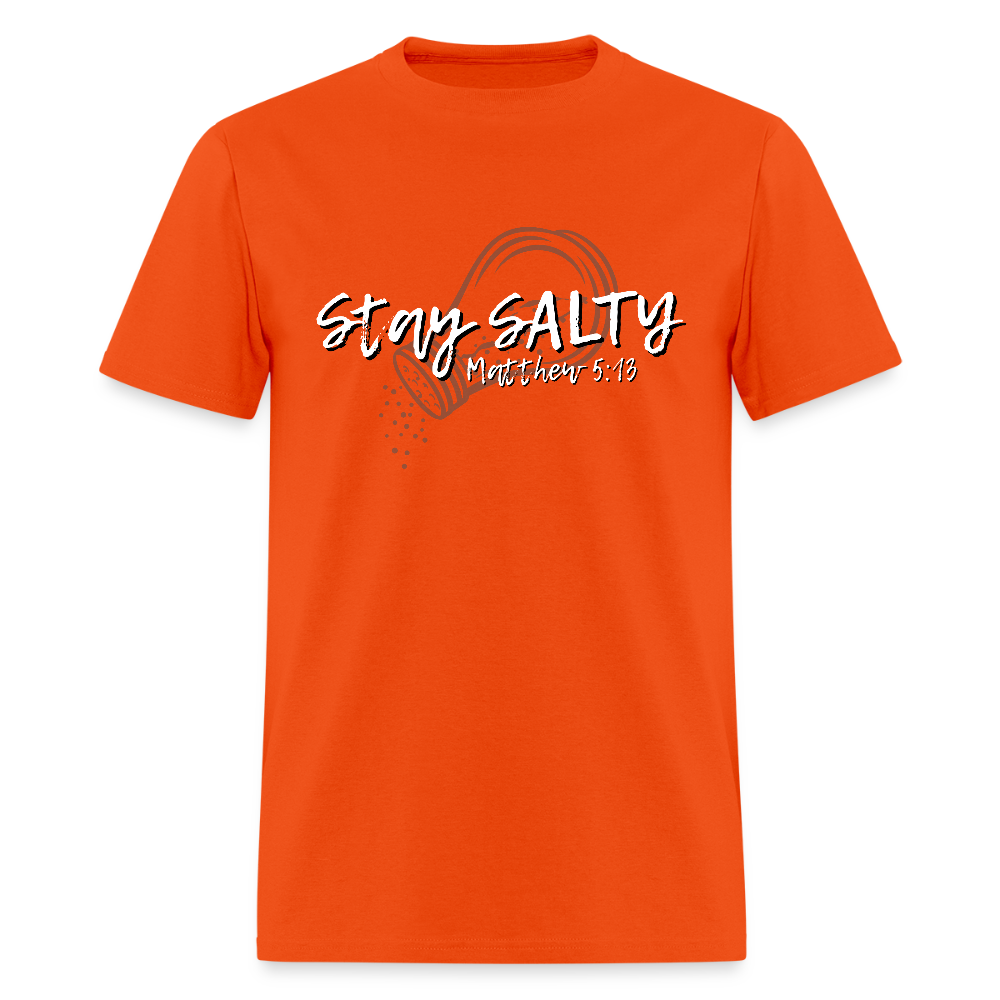 Stay Salty Dark T-Shirt | GILDAN 5000 - orange