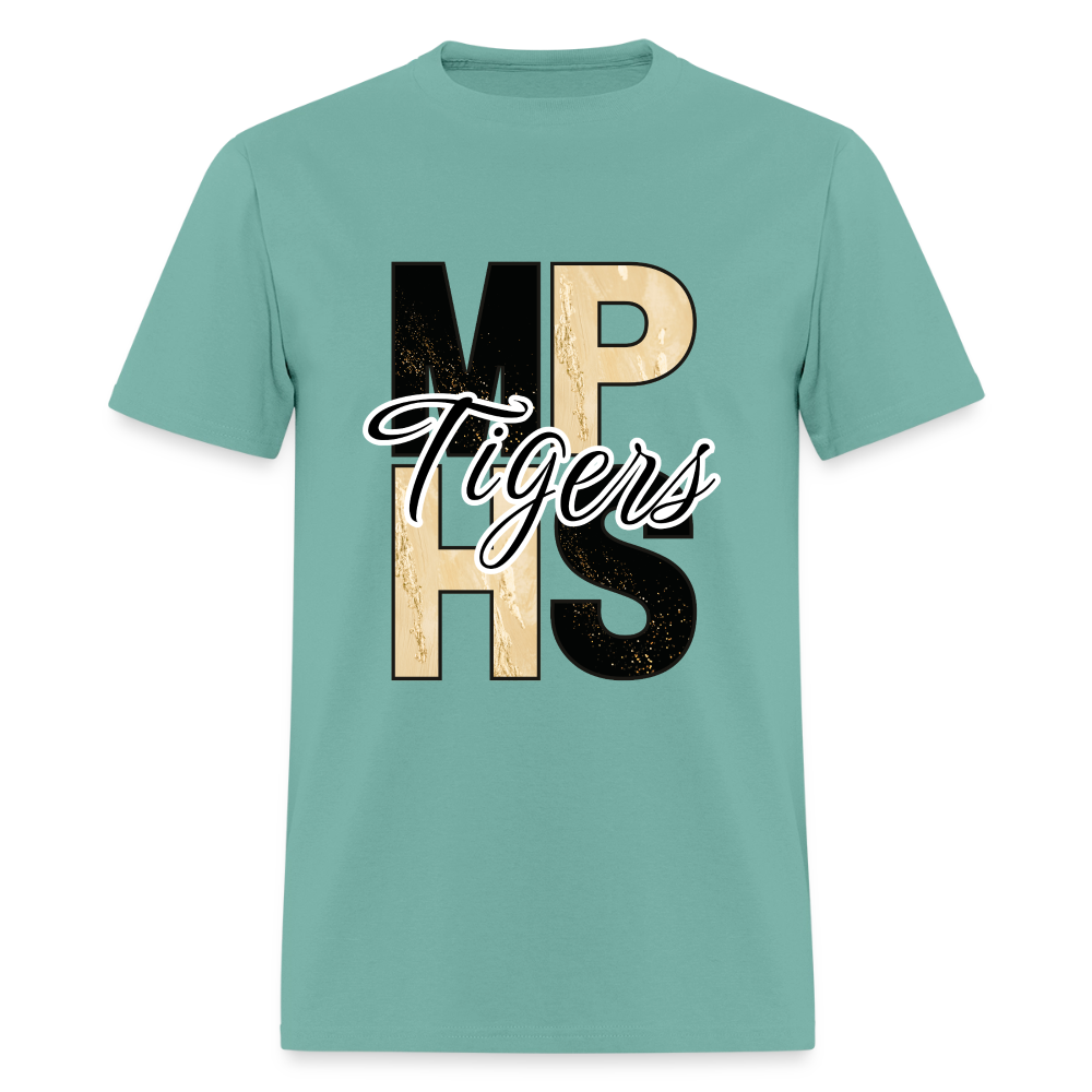 MPHS Block Black and Gold Classic T-Shirt - aquatic