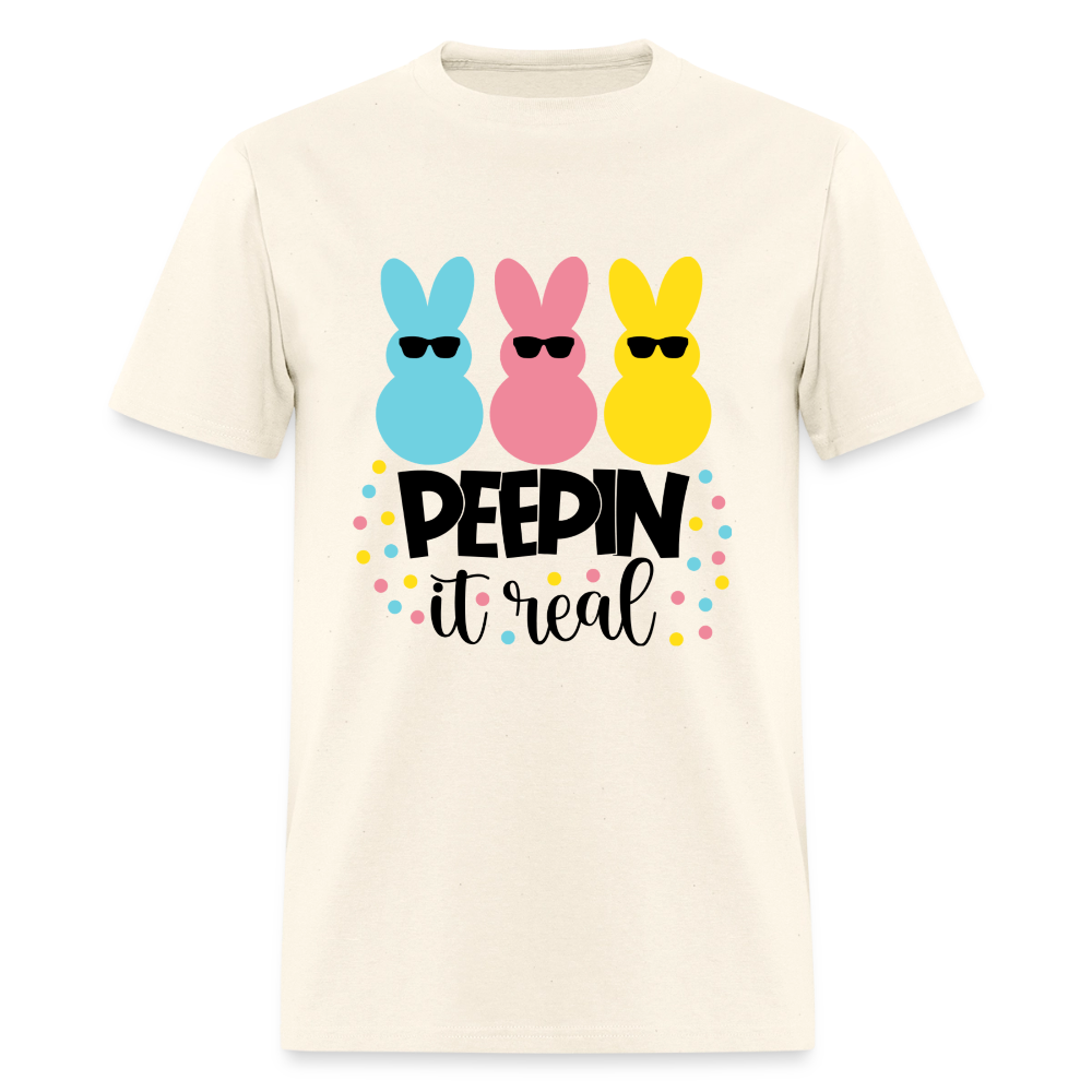 Peepin it real T-Shirt | GILDAN 5000 - sweet cream heather