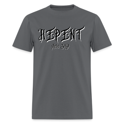 REPENT T-Shirt | GILDAN 5000 - charcoal