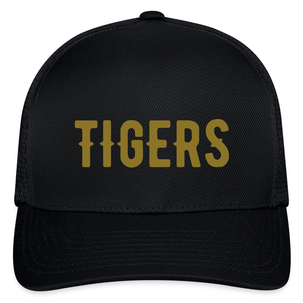 Tigers Flexfit Fitted Baseball Cap - black