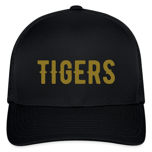 Tigers Flexfit Fitted Baseball Cap - black