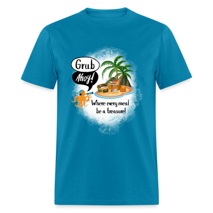 Grub Ahoy! Classic T-Shirt - turquoise