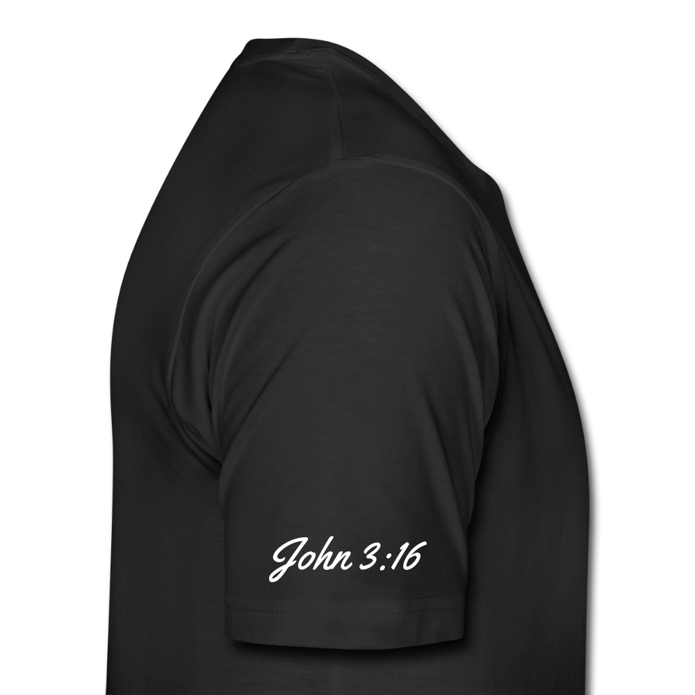 Jesus Gave His Life for Me and You! Premium Adult T-Shirt - black