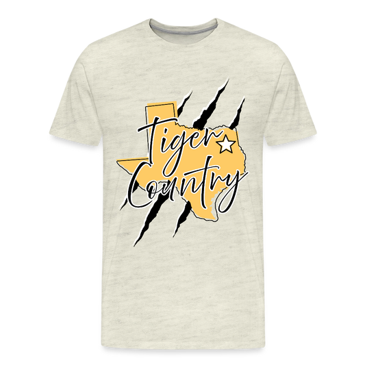 Tiger Country Premium Adult T-Shirt - heather oatmeal