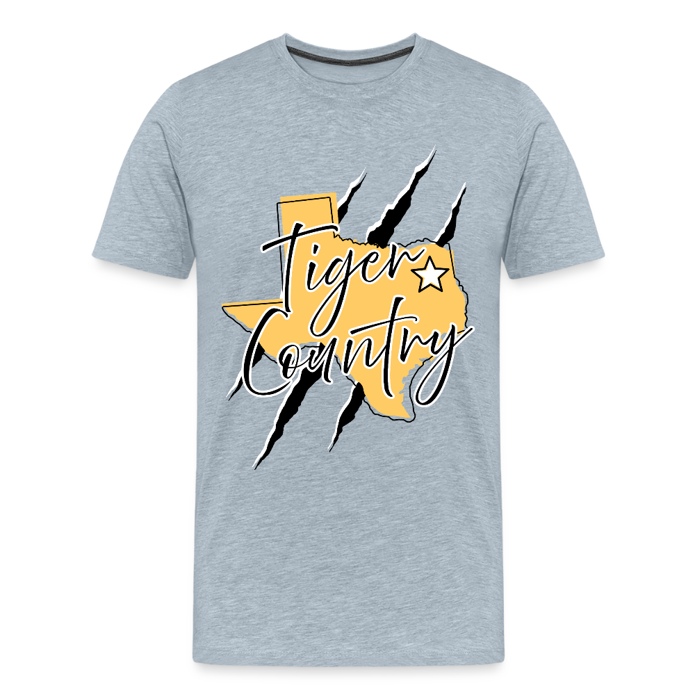 Tiger Country Premium Adult T-Shirt - heather ice blue