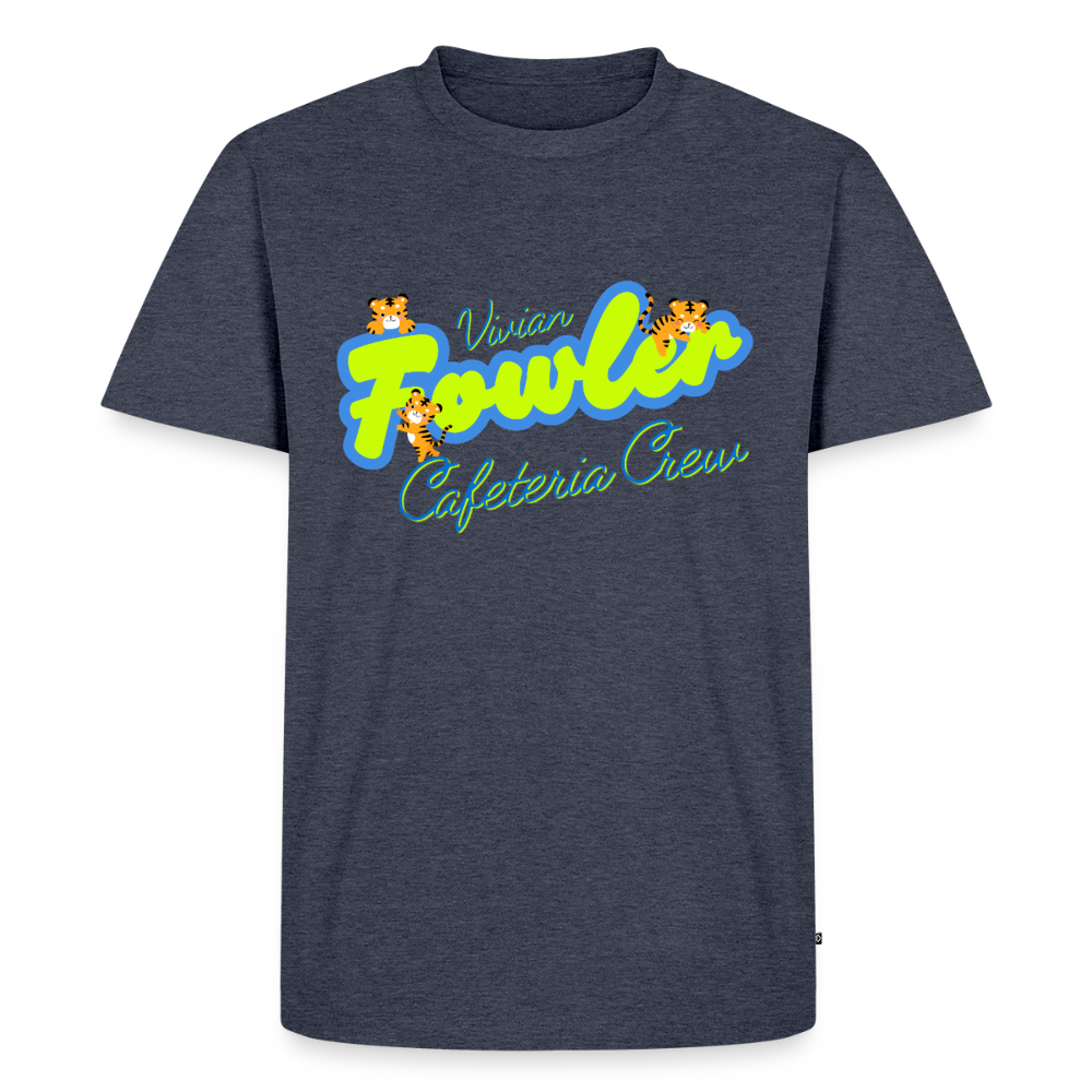 Vivian Fowler Neon Premium Adult T-Shirt - heather denim 
