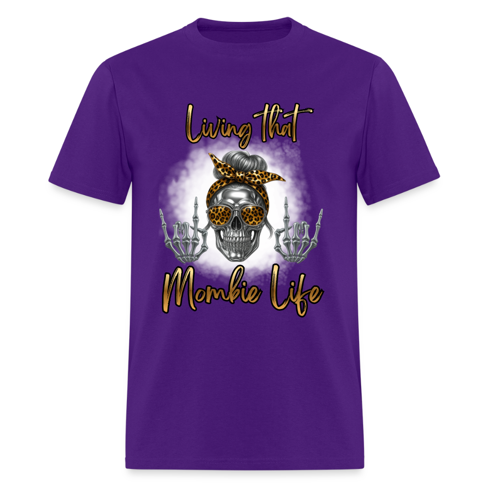 Mombie Life T-Shirt | GILDAN 5000 - purple