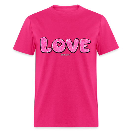 John 3:16 Pink Classic T-Shirt - fuchsia