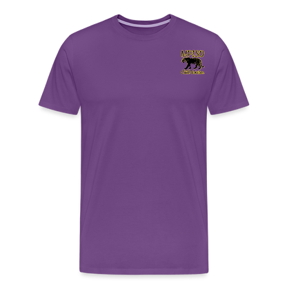Child Nutrition Logo & Motto Premium T-Shirt - purple