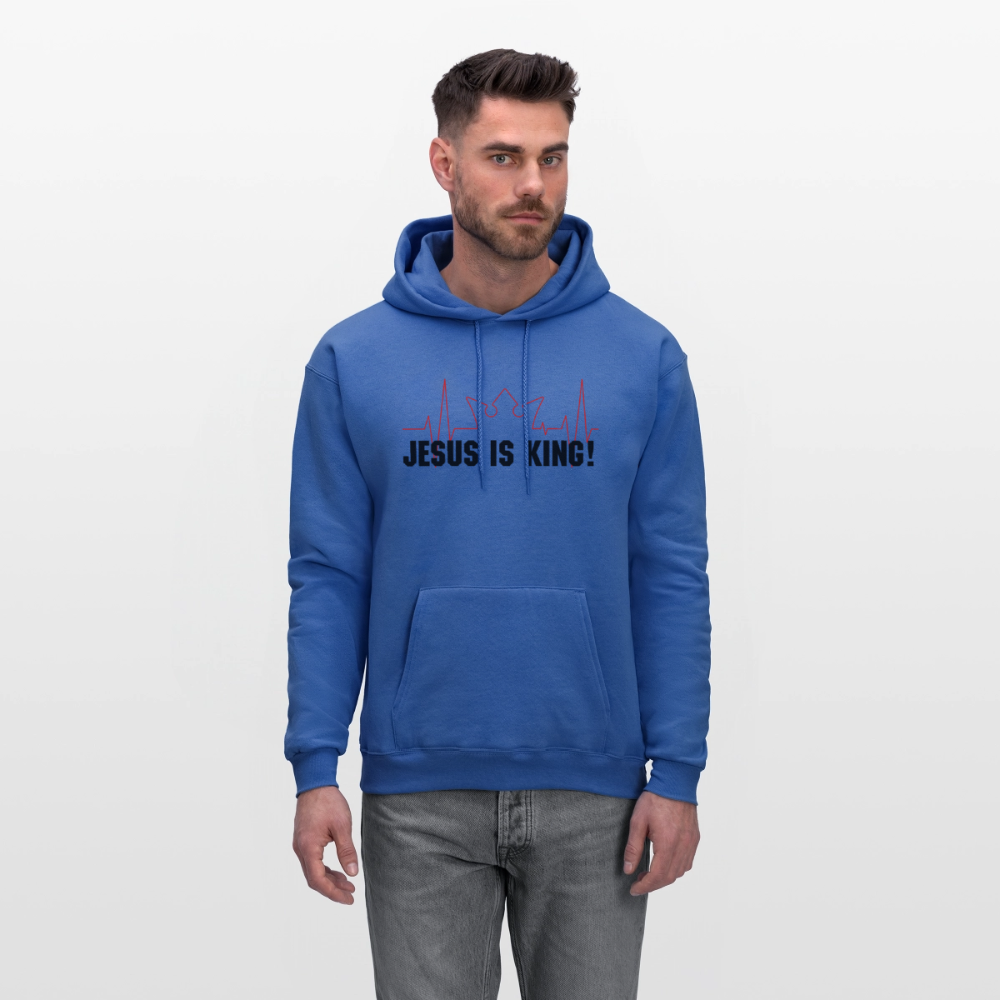 Jesus is King! Men's Hoodie - royal blue