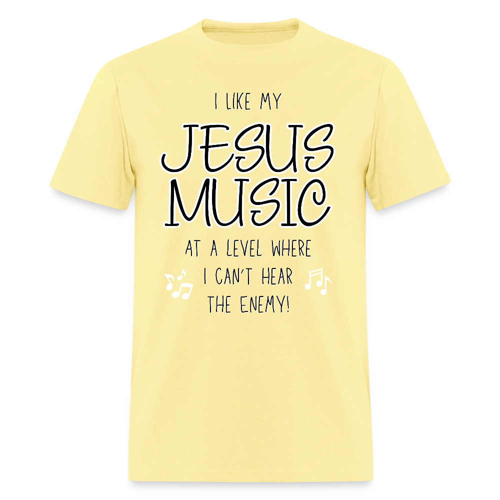 Jesus Music T-Shirt | GILDAN 5000 - cornsilk