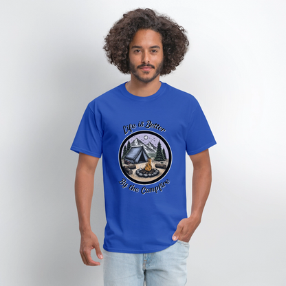 By The Campfire T-Shirt | GILDAN 5000 - royal blue
