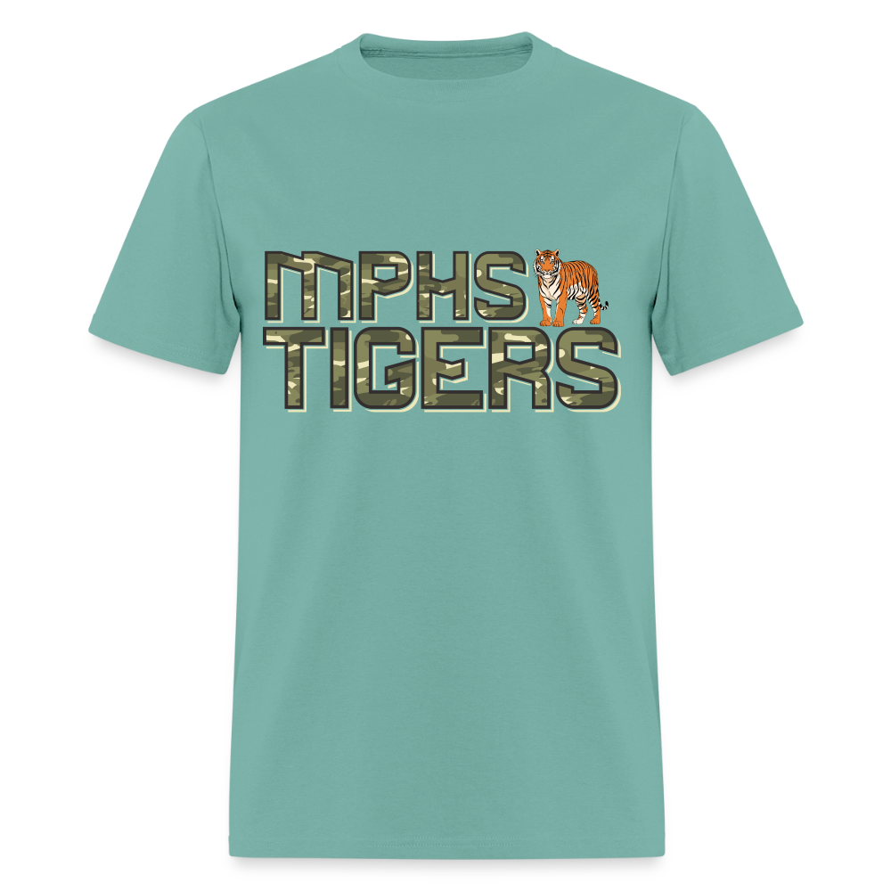 CAMO MPHS Tigers T-Shirt | GILDAN 5000 - aquatic