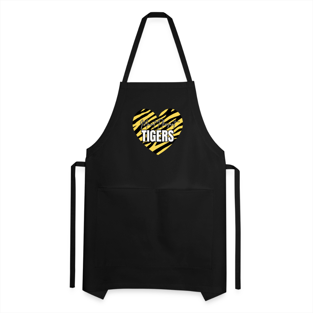 Tiger Heart Adjustable Apron - black