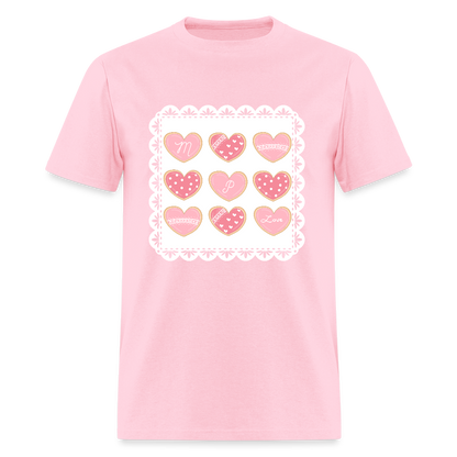MP LOVE COOKIES- Child Nutrition T-Shirt | GILDAN 5000 - pink