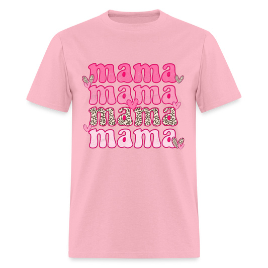 MAMA Hearts Unisex Classic T-Shirt - pink