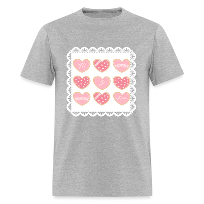 MP LOVE COOKIES- Child Nutrition T-Shirt | GILDAN 5000 - heather gray