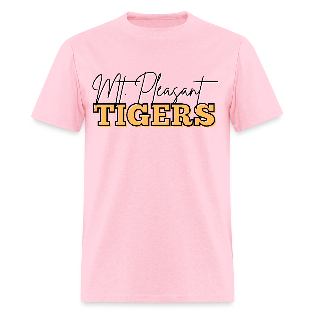 MP Tigers Bleed Black & Gold T-Shirt | GILDAN 5000 - pink