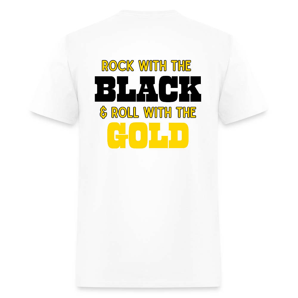 Rock & Roll Cheer T-Shirt | GILDAN 5000 - white