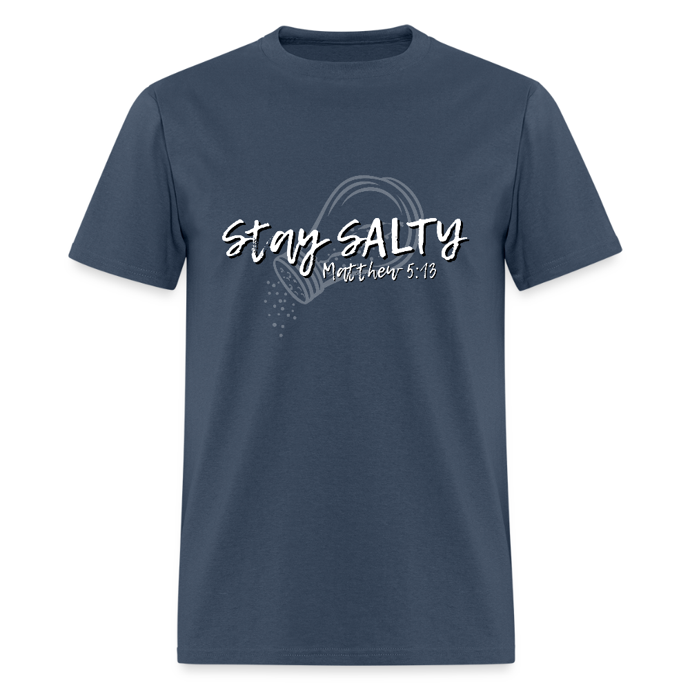 Stay Salty T Shirt -  blue dusk