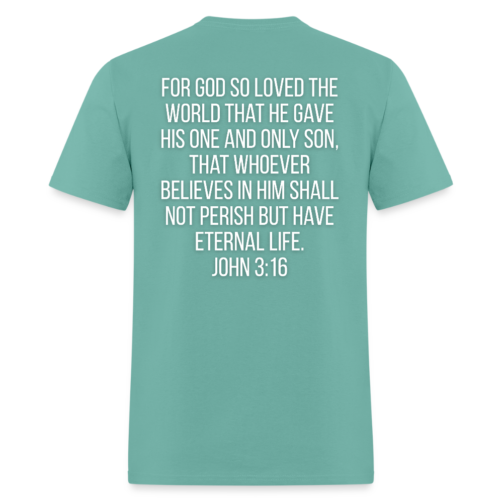 John 3:16 Classic T-Shirt - aquatic