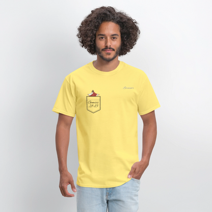 Genesis 28:15 Classic T-Shirt - cornsilk