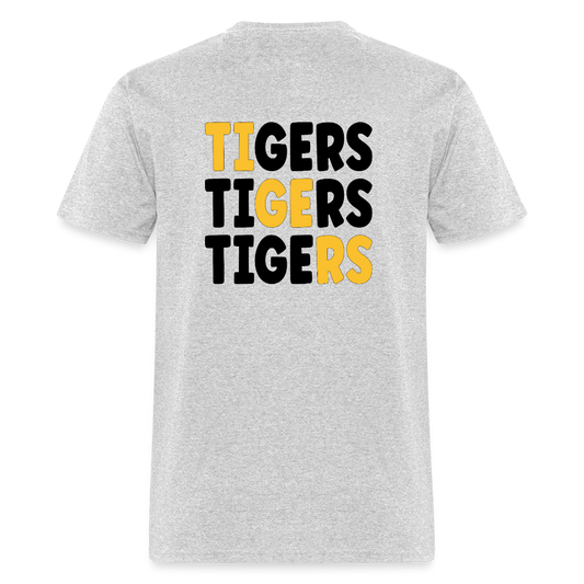 Tigers X 4 MPISD Child Nutrition Classic T-Shirt - heather gray