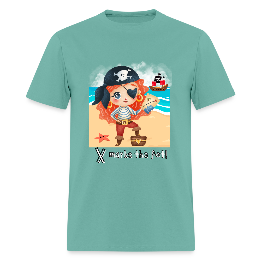 X Marks the Pot! Classic T-Shirt - aquatic