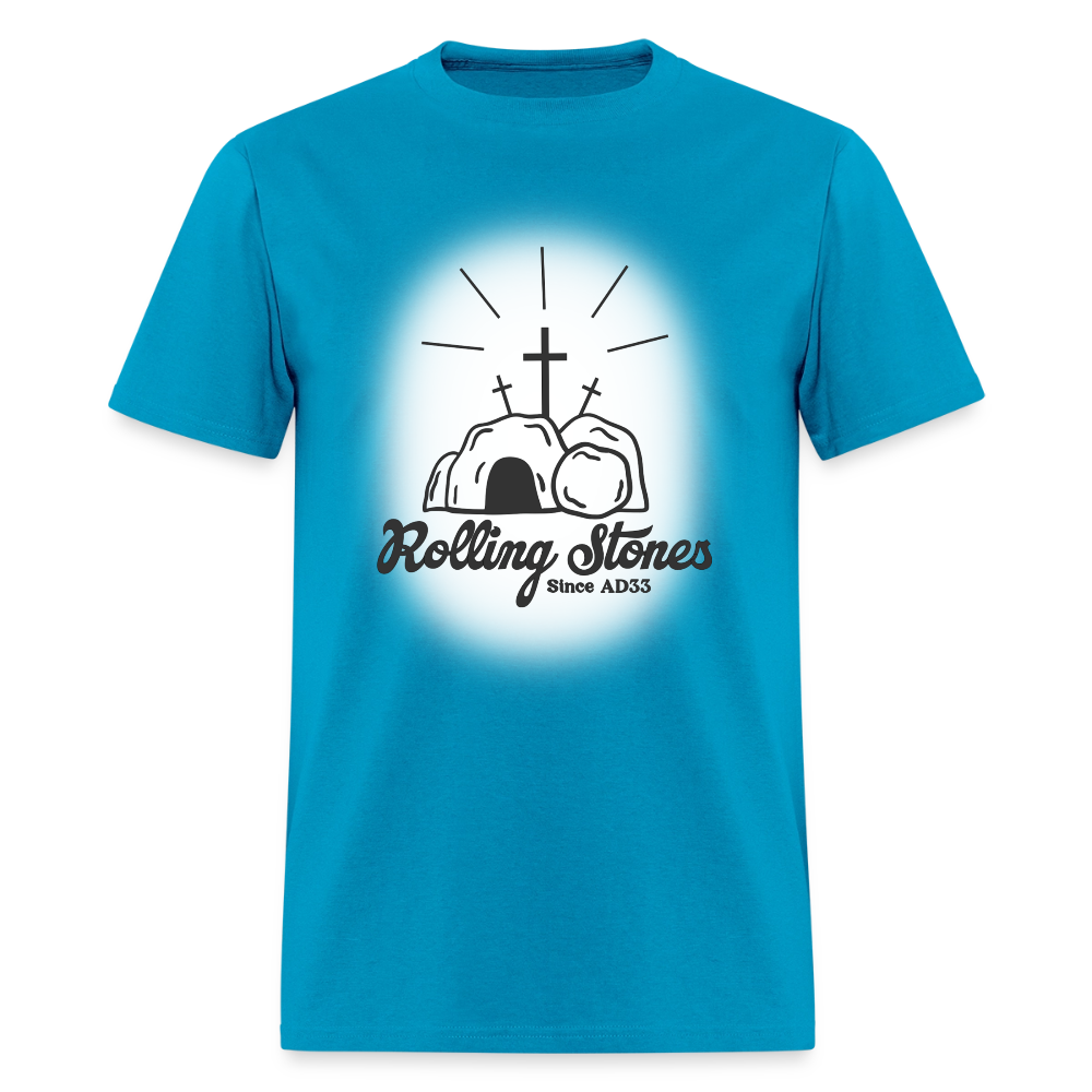Rolling Stones Since AD33 T-Shirt | GILDAN 5000 - turquoise