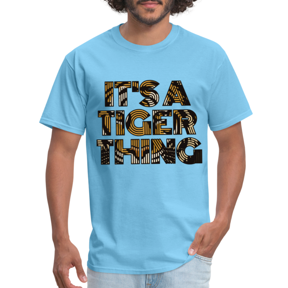Tiger Thing Unisex Classic T-Shirt - aquatic blue