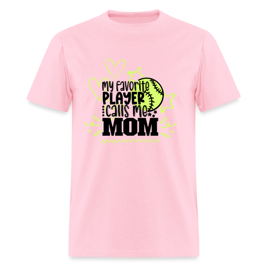 Fav Player Calls me MOM Classic T-Shirt - pink