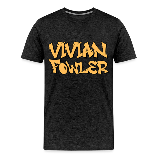 Vivian Fowler Graffiti Premium Adult T-Shirt - charcoal grey